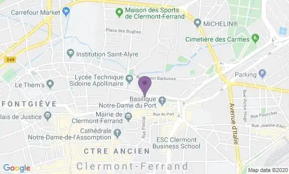 Localisation Mtre Vaillant Laure