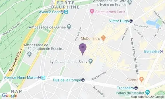 Localisation Mtre Jacob Julie