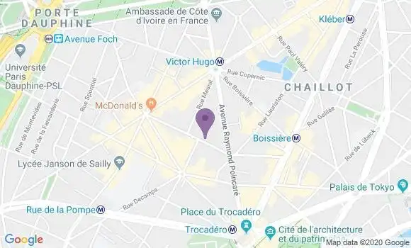 Localisation Mtre Jacobs Laurence