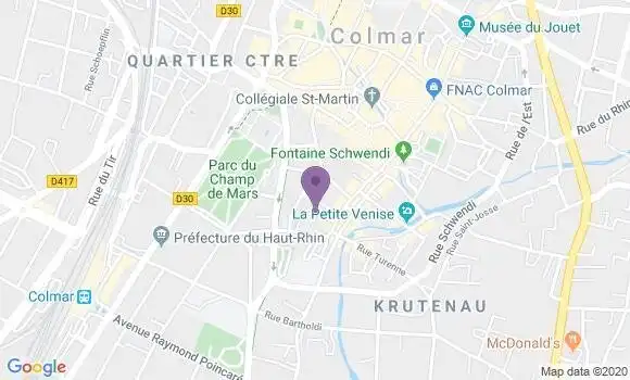 Localisation Mtre Courtin Hélène