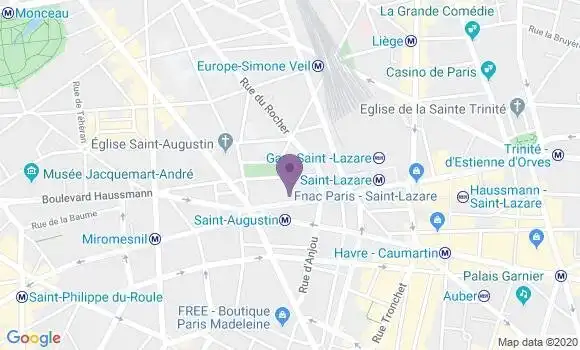 Localisation Mtre Jacqueminet Lionel