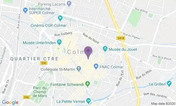 Localisation Mtre Fender Chantal