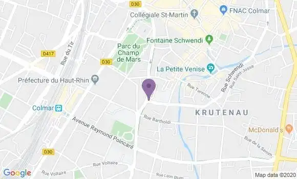 Localisation Mtre Frick Laurence