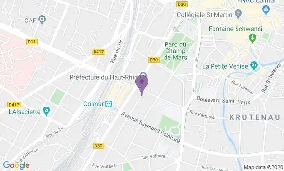 Localisation Mtre Hirtz Laurence