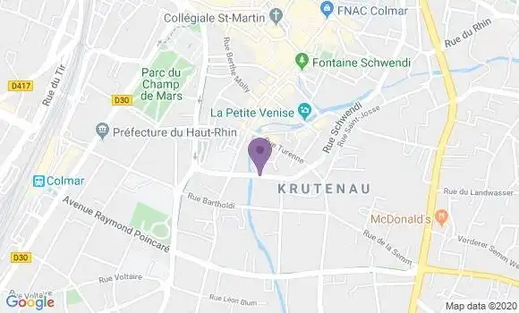 Localisation Mtre Hunzinger Christian