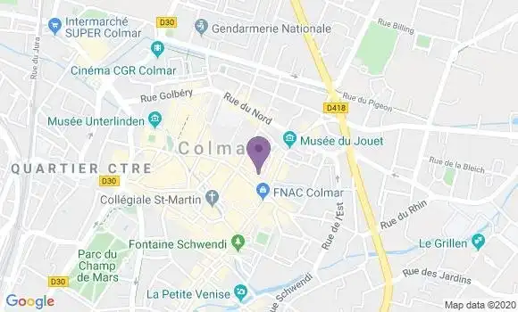 Localisation Mtre Rebmann Sacha