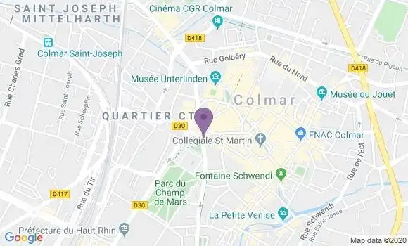 Localisation Mtre Roussel Christophe