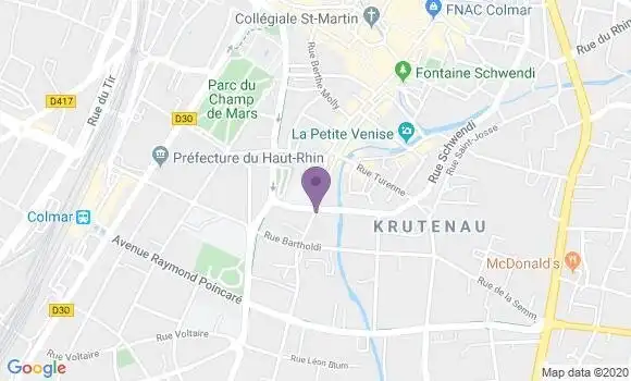 Localisation Mtre Simoens Nicolas