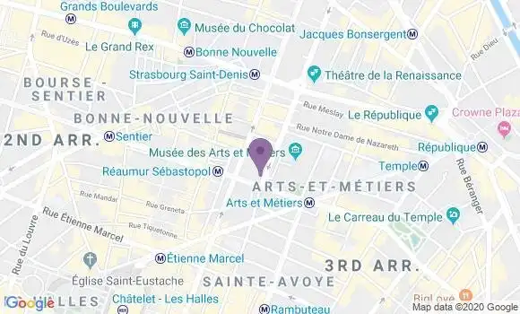 Localisation Mtre Jarlot Xavier