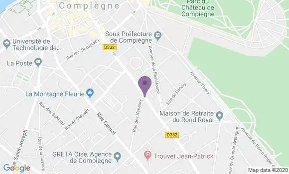 Localisation Mtre Melin Géraldine