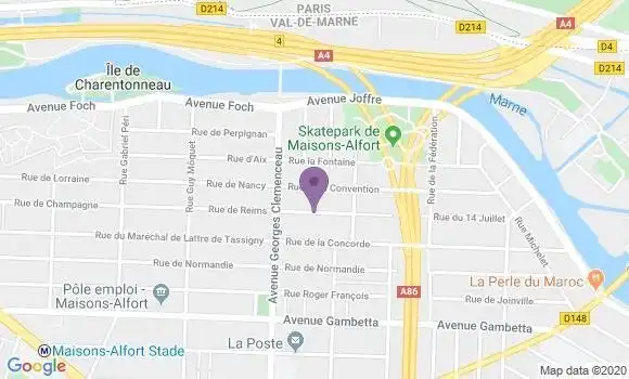 Localisation Mtre Aulon Ponton Maria Claudette