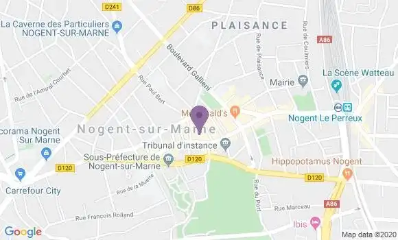Localisation Mtre Barnel Audrey