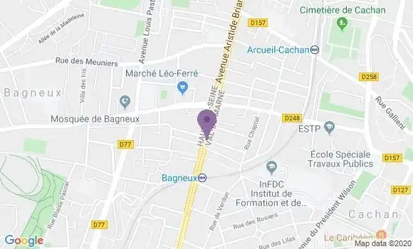 Localisation Mtre Bens Billard Geneviève