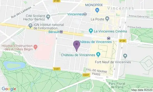Localisation Mtre Bertin Josyane