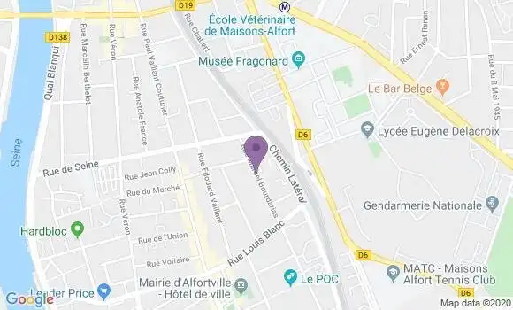 Localisation Mtre Blanchard Domont Claire