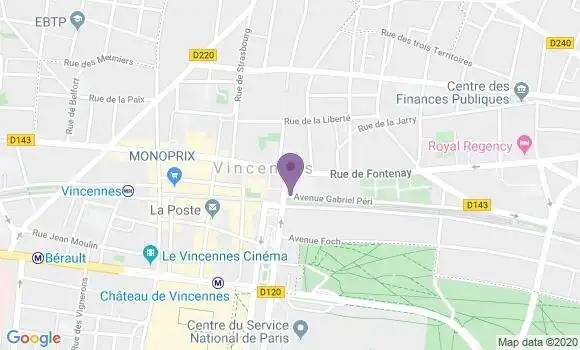 Localisation Mtre Broca Carine