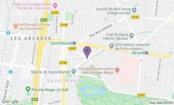 Localisation Mtre Cohn Patricia