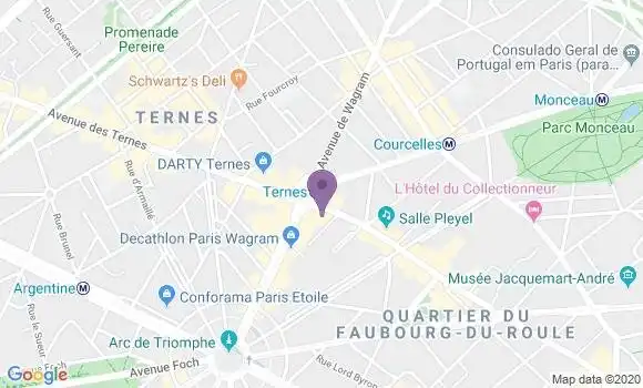 Localisation Mtre Chopin Christine