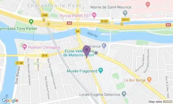 Localisation Mtre Demassard Ghyslaine