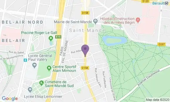 Localisation Mtre Desvaux Paul
