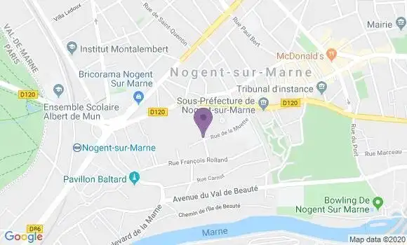 Localisation Mtre Driguet Marianne