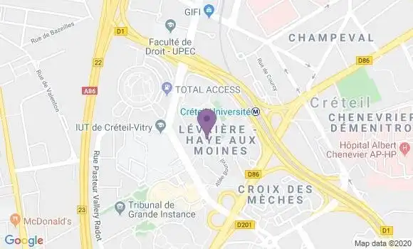 Localisation Mtre Duvert Cyrille