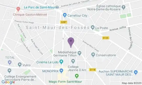Localisation Mtre Gruber Christine