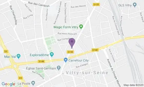 Localisation Mtre Guilbert Martine