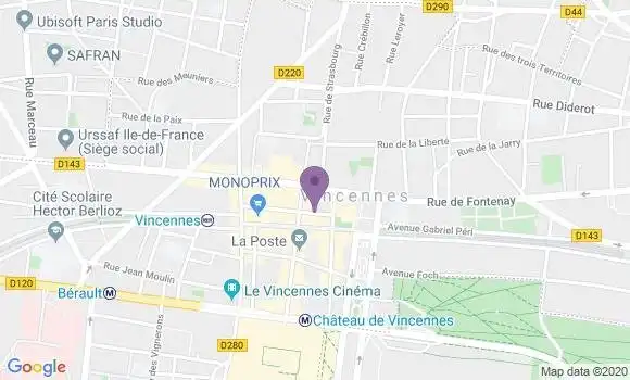 Localisation Mtre Guiseppi Delphine