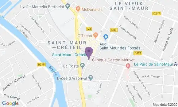 Localisation Mtre Larney Patrick