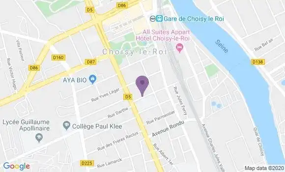Localisation Mtre Le Goff Antony