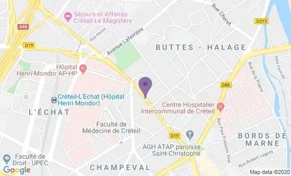Localisation Mtre Lucas François Xavier