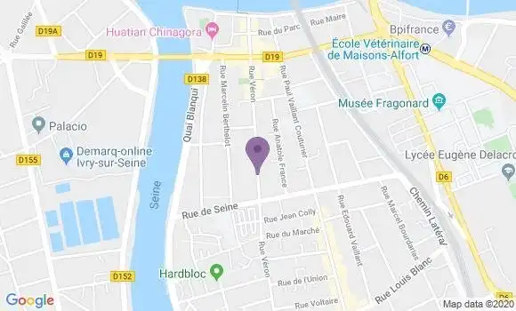 Localisation Mtre Miranda Nathalie