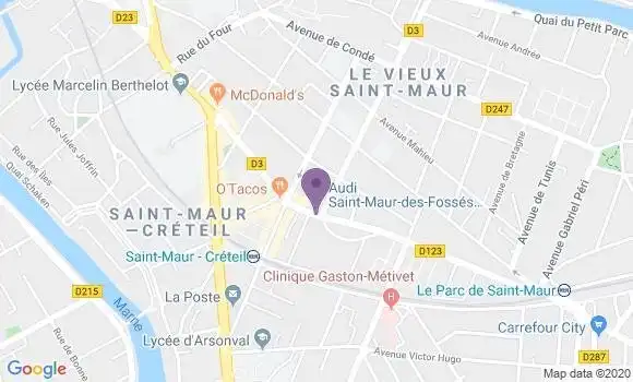 Localisation Mtre Moulin Pascale