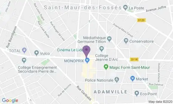 Localisation Mtre Ribardiere Aude