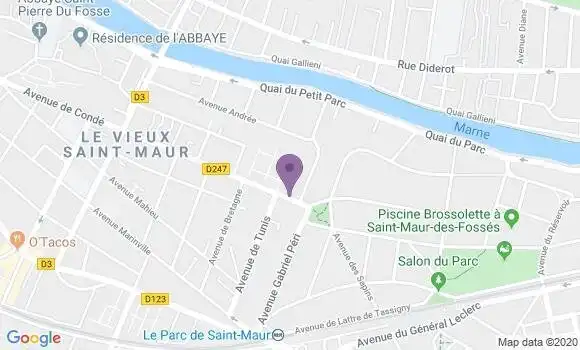 Localisation Mtre Rodrigues Evelyne
