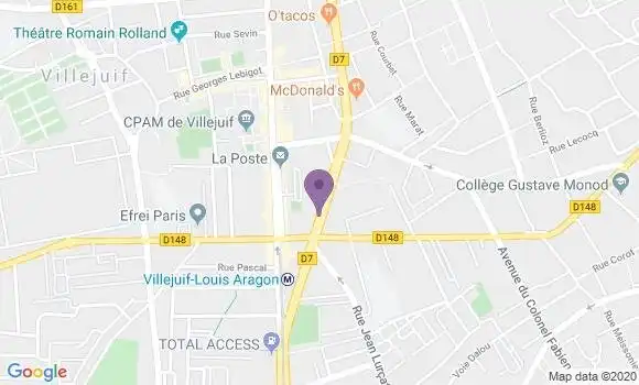 Localisation Mtre Tardy Doric Florence