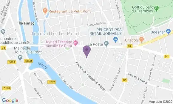 Localisation Mtre Thouvenin Claire