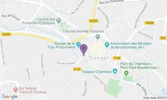 Localisation Mtre Ferriere Bernard
