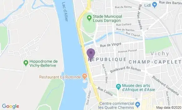 Localisation Mtre Giron Xavier