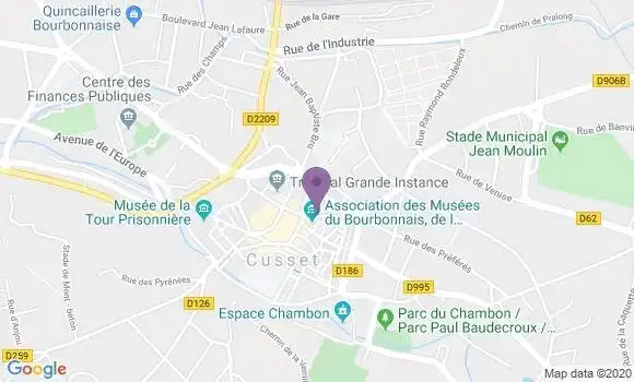 Localisation Mtre Metenier Véronique