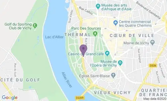Localisation Mtre Vidal Claude