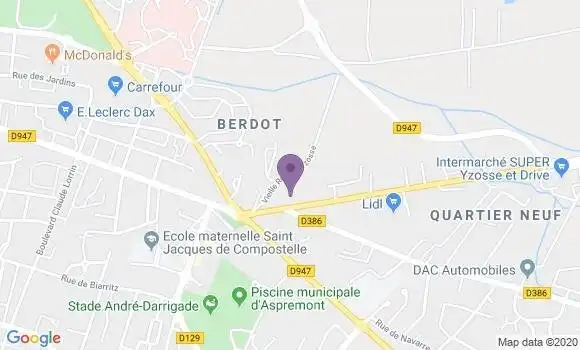 Localisation Mtre Caunegre Vincent