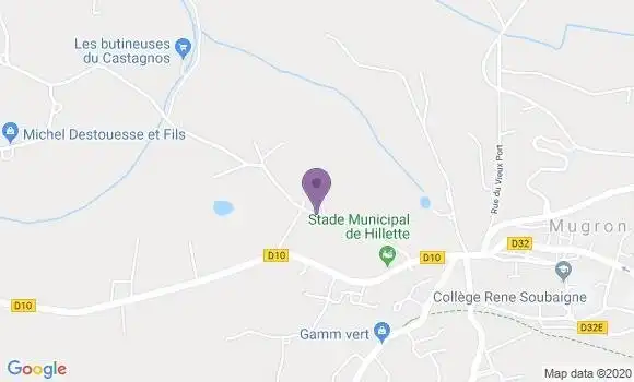 Localisation Mtre Lucq Bertrand