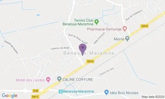 Localisation Mtre Simonsen Sophie