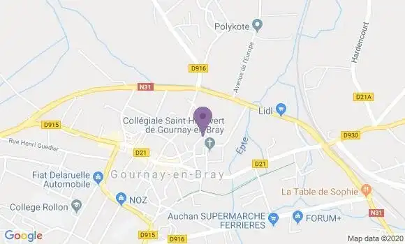 Localisation Mtre De Andreis Elisabeth