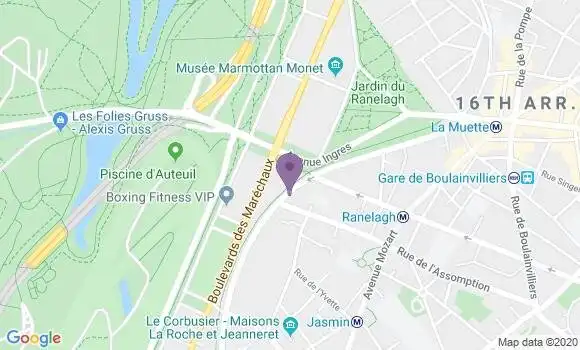 Localisation Mtre L