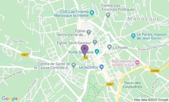 Localisation Mtre Verny Xavier