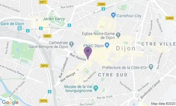 Localisation Mtre Baldini Delphine