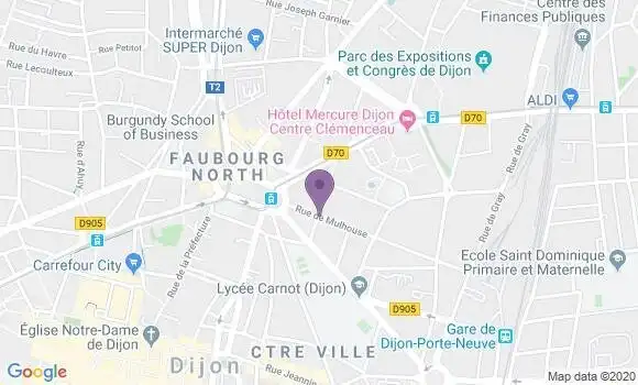 Localisation Mtre Bataillard Catherine